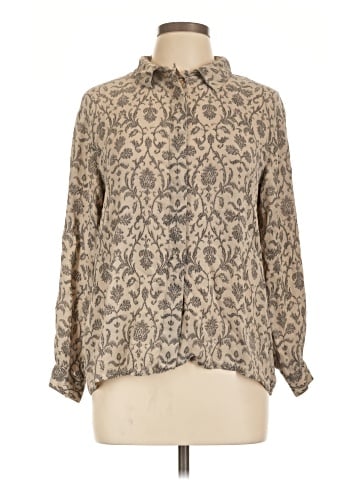 Jones New York Long Sleeve Silk Top (view 1)