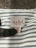 Isabel by Ingrid + Isabel Stripes Blue 3/4 Sleeve Button-Down Shirt Size XS - photo 6