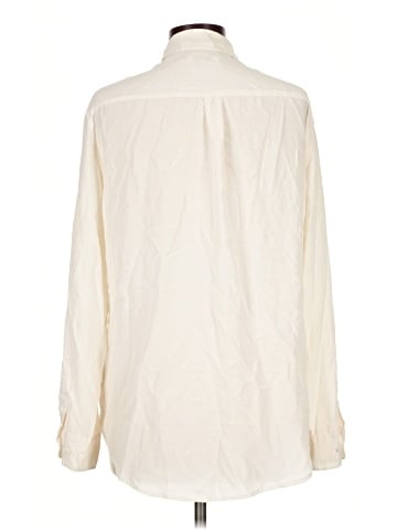 Equipment Long Sleeve Silk Top (view 2)