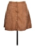 Altar'd State Solid Brown Casual Skirt Size L - photo 1