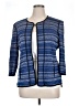 MING WANG Stripes Blue Jacket Size XL - photo 1