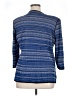 MING WANG Stripes Blue Jacket Size XL - photo 2