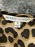 Rebecca Minkoff 100% Polyester Animal Print Brown Short Sleeve Blouse Size S - photo 7