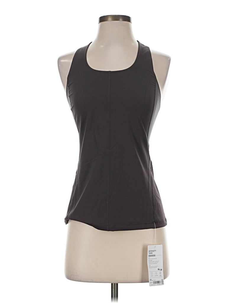 Athleta Tank Top Gray Halter Neckline Tops