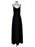 Azazie 100% Polyester Solid Black Casual Dress Size 4 - photo 1