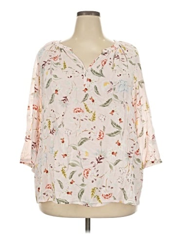 Jones New York 3/4 Sleeve Blouse (view 1)