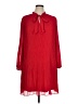 DKNY 100% Polyester Red Casual Dress Size 14 - photo 1