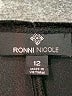 Ronni Nicole 100% Polyester Paisley Black Cocktail Dress Size 12 - photo 7