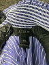 J.Crew 100% Cotton Blue Short Sleeve Blouse Size 00 - photo 7