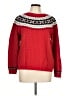 Talbots Argyle Red Pullover Sweater Size L - photo 1