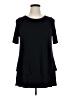 Agnes & Dora Black Short Sleeve Top Size XL - photo 1