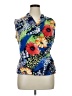 Jon Den Blue Sleeveless Blouse Size XL (estimated) - photo 1