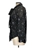 UNTUCKit 100% Polyester Stars Black Long Sleeve Blouse Size 10 - photo 5