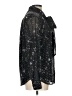 UNTUCKit 100% Polyester Stars Black Long Sleeve Blouse Size 10 - photo 4