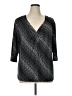 I.N. Studio Black 3/4 Sleeve Blouse Size 1X - photo 1