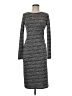 Ginger G. Tweed Gray Casual Dress Size M - photo 1
