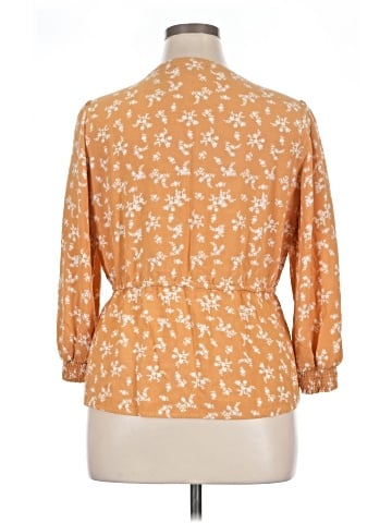 Como Black 3/4 Sleeve Blouse (view 2)