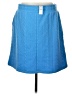 T by Talbots 100% Polyester Chevron-herringbone Blue Casual Skirt Size L - photo 2