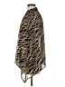 MICHAEL Michael Kors 100% Polyester Animal Print Gold Long Sleeve Blouse Size M (petite) - photo 5