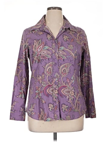 Coldwater Creek 3/4 Sleeve Button-Down Shirt (view 1)