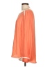 Liz Claiborne 100% Polyester Color Block Orange Long Sleeve Blouse Size L - photo 5