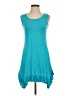 Logo Layers Solid Teal Casual Dress Size XS - photo 1