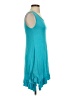 Logo Layers Solid Teal Casual Dress Size XS - photo 4
