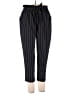 Shein Stripes Black Casual Pants Size 2X - photo 1