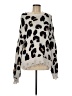 Altar'd State Animal Print Silver Pullover Sweater Size M - photo 1