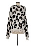 Altar'd State Animal Print Silver Pullover Sweater Size M - photo 2