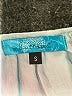 Buttons 100% Cotton Blue Cocktail Dress Size S - photo 7