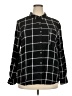 Style&Co 100% Rayon Black Long Sleeve Blouse Size XXL - photo 1