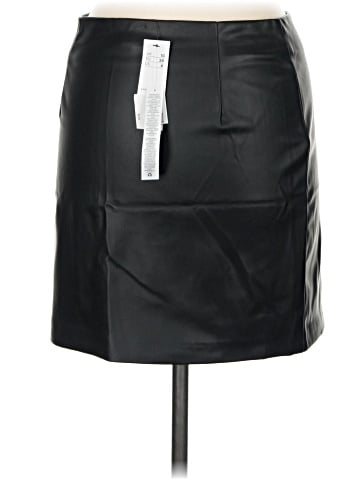 Topshop Faux Leather Skirt (view 2)