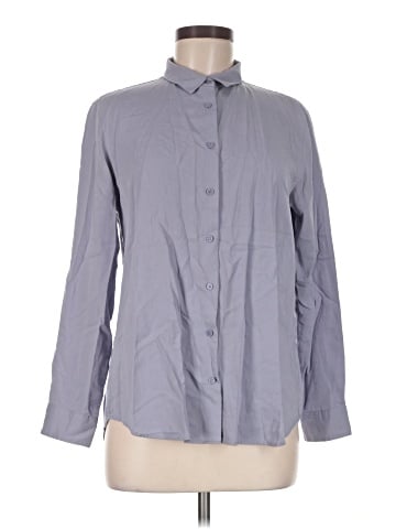 Uniqlo Long Sleeve Button-Down Shirt (view 1)