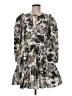 Generation Love Print Gray Casual Dress Size M - photo 1