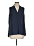 Laundry by Shelli Segal 100% Polyester Blue Sleeveless Blouse Size S - photo 1