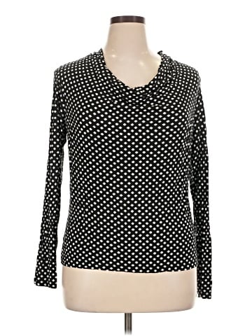 Liz Claiborne Long Sleeve Polo (view 1)