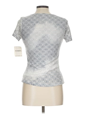 Wrapper Short Sleeve Top (view 2)