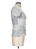Wrapper Silver Short Sleeve Top Size L - photo 4