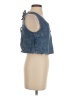 Zara TRF Blue Sleeveless Blouse Size S - photo 4