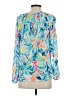 Lilly Pulitzer 100% Rayon Blue Long Sleeve Blouse Size S - photo 2