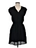 DR2 100% Polyester Solid Black Casual Dress Size XS - photo 1