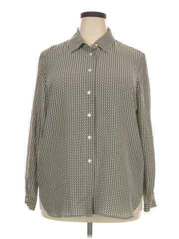 Jones New York Long Sleeve Button-Down Shirt (view 1)