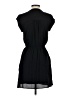 DR2 100% Polyester Solid Black Casual Dress Size XS - photo 2