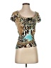 Cache Teal Short Sleeve Top Size S - photo 1