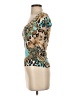 Cache Teal Short Sleeve Top Size S - photo 5