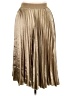 Outrageous Fortune 100% Polyester Metallic Gold Formal Skirt Size 10 - photo 2