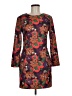 Veronica Beard Print Red Casual Dress Size 8 - photo 1
