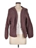 Wild Fable 100% Polyester Burgundy Cardigan Size M - photo 1