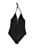 H&M Chevron-herringbone Black Swimsuit Top Size 6 - photo 2
